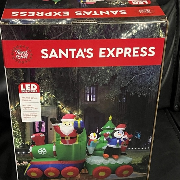 Santa´s Express LED Inflatable Train - Multicolor